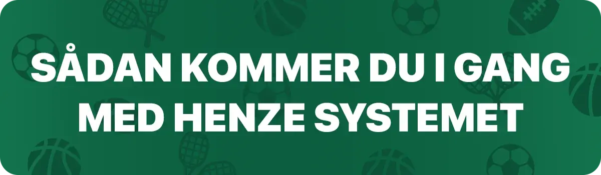 Sådan kommer du i gang med henze systemet