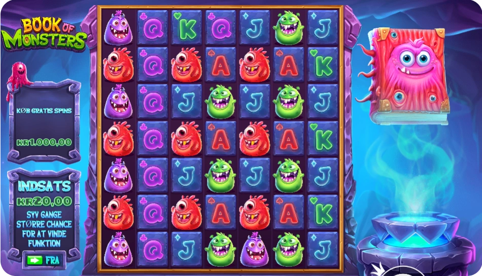 Monstre, lydeffekter og visuelle indtryk