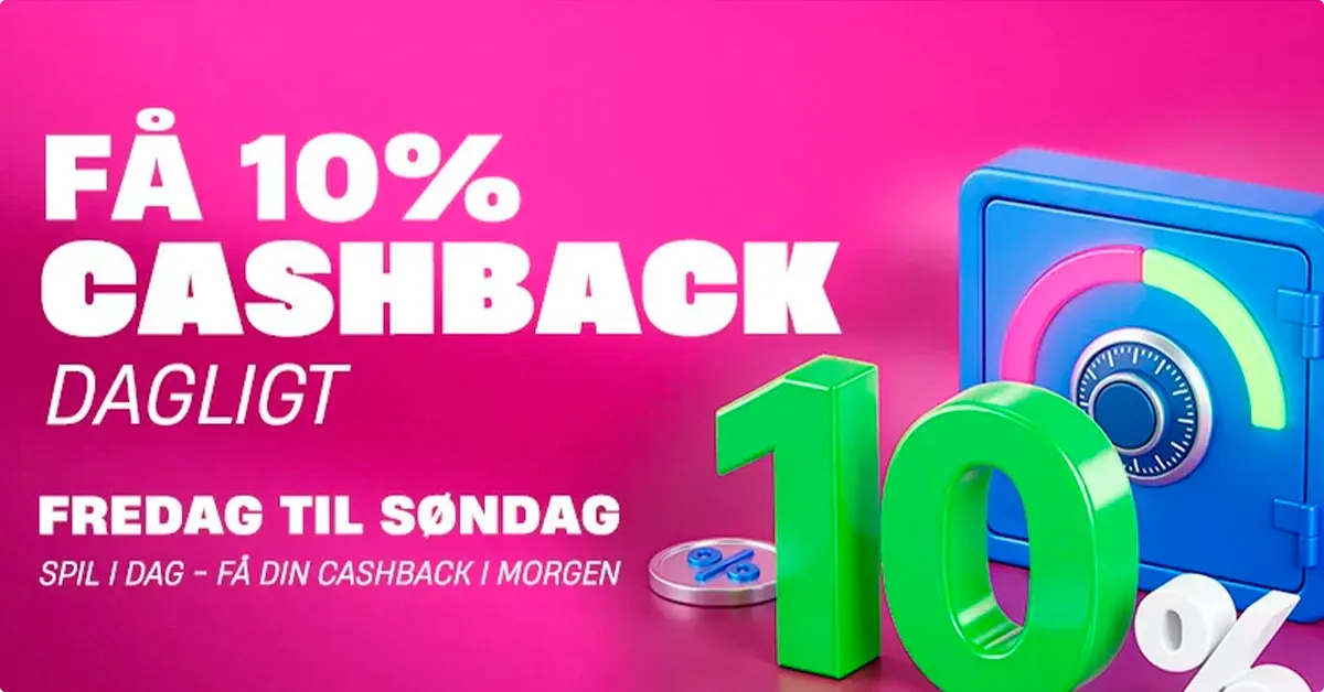 VBET – Få 10% daglig cashback på alle dine casinospil
