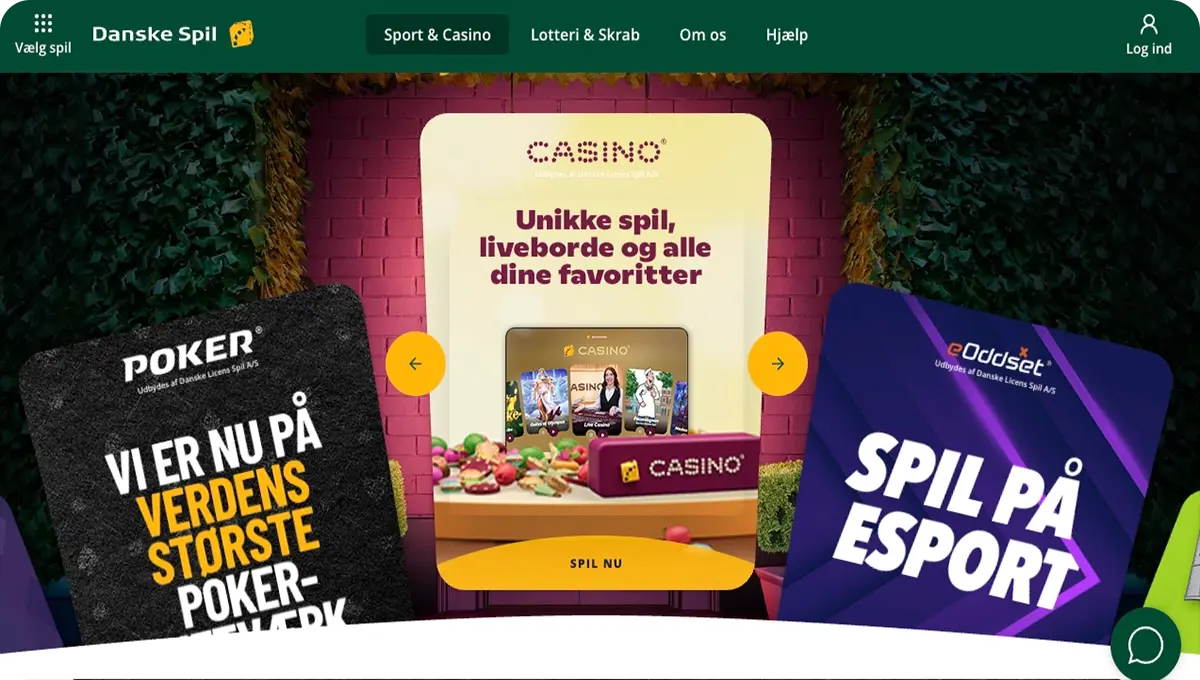 DanskeSpil - Start fra 50 kr. minimum indbetaling