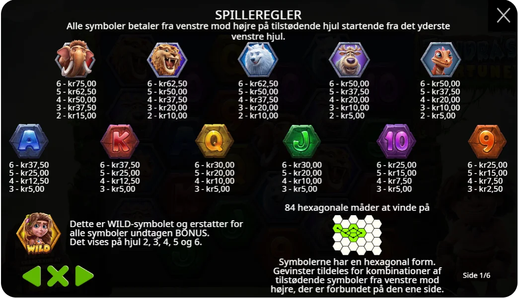 Bonuselementer og særlige funktioner