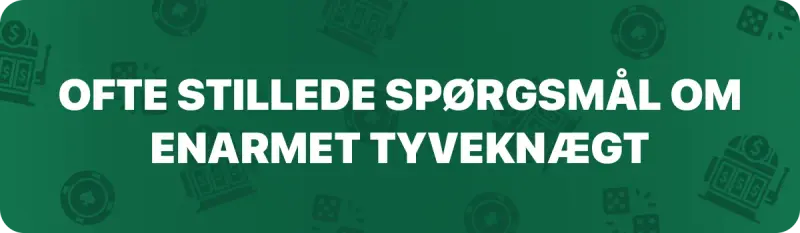Ofte Stillede Spørgsmål Om Enarmet Tyveknægt