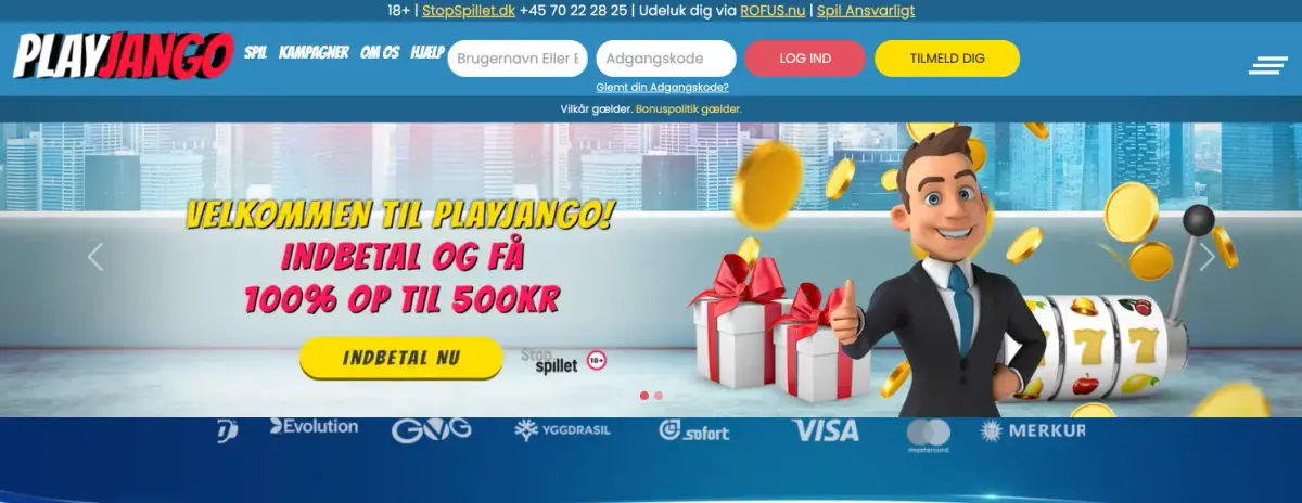 Play Jango Velkomstbonus