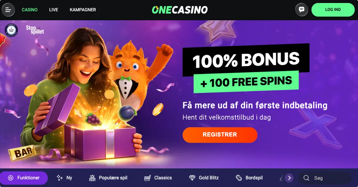 OneCasino dansk licens