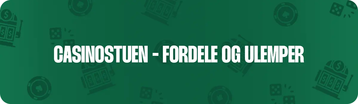 Fordele og ulemper