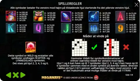 Wild-magi og bonus-muligheder