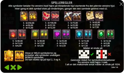 Wild-symboler, bonusser og free spins