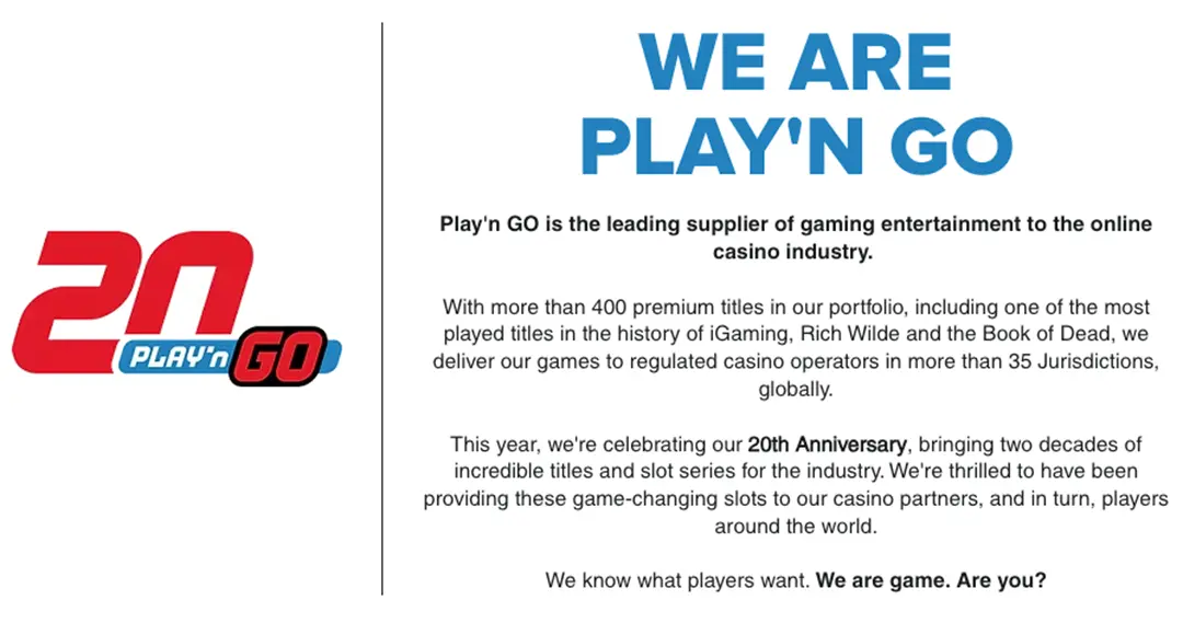 Hvem er Play’n GO