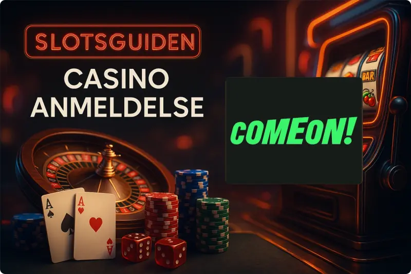 ComeOn casino anmeldelse og vurdering af Slotsguiden.dk