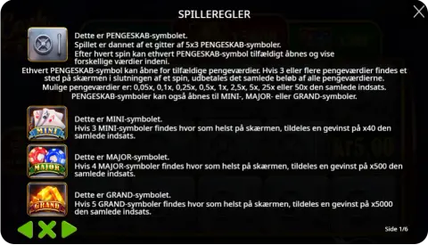 Bonusbokse og specialsymboler i Cash Box™