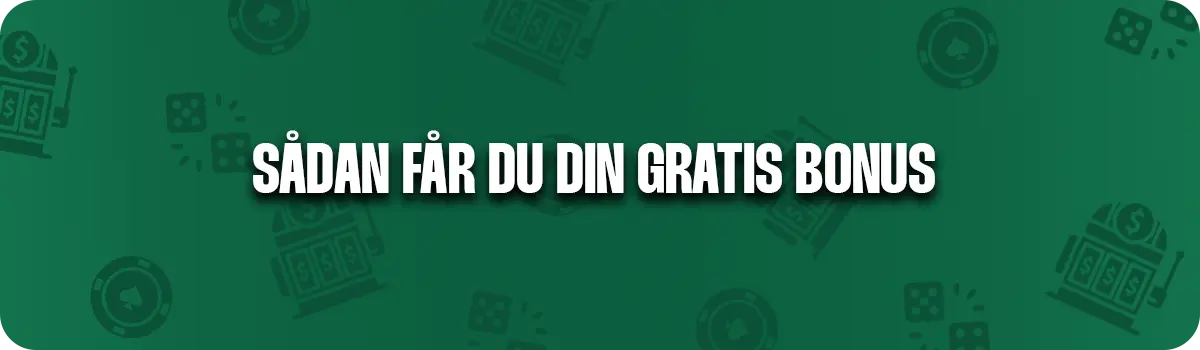 Sådan får du en online casino bonus uden indbetaling