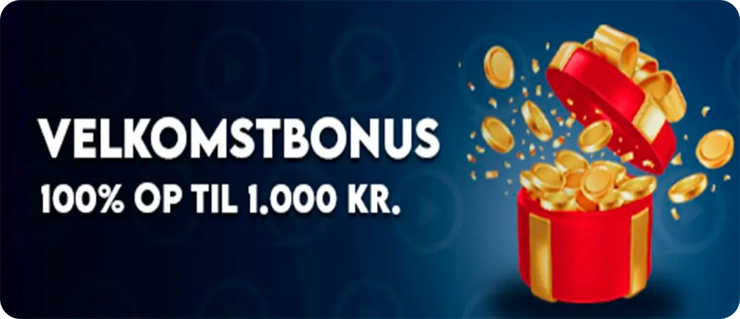 Spildansknu - 100% op til 1.000 kr.