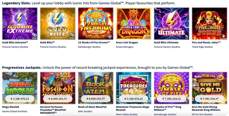 Bedste Games Global spillemaskiner