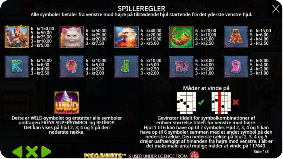 Wilds, bonusfunktioner og free spins