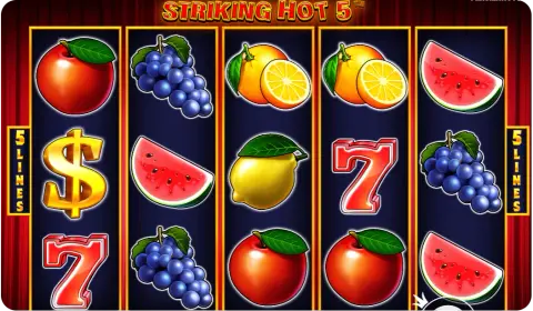 Grafik, lyd og animationer i Striking Hot 5