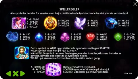 Wilds og bonusfunktioner med magisk twist