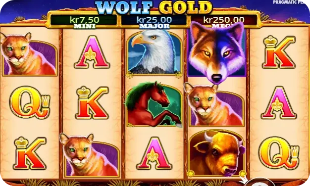 Grafik, lyd og animationer wolf gold