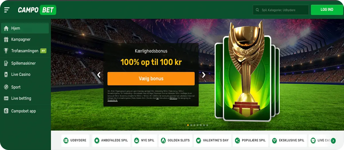 CampoBet — Løbende fredags free spins kampagner