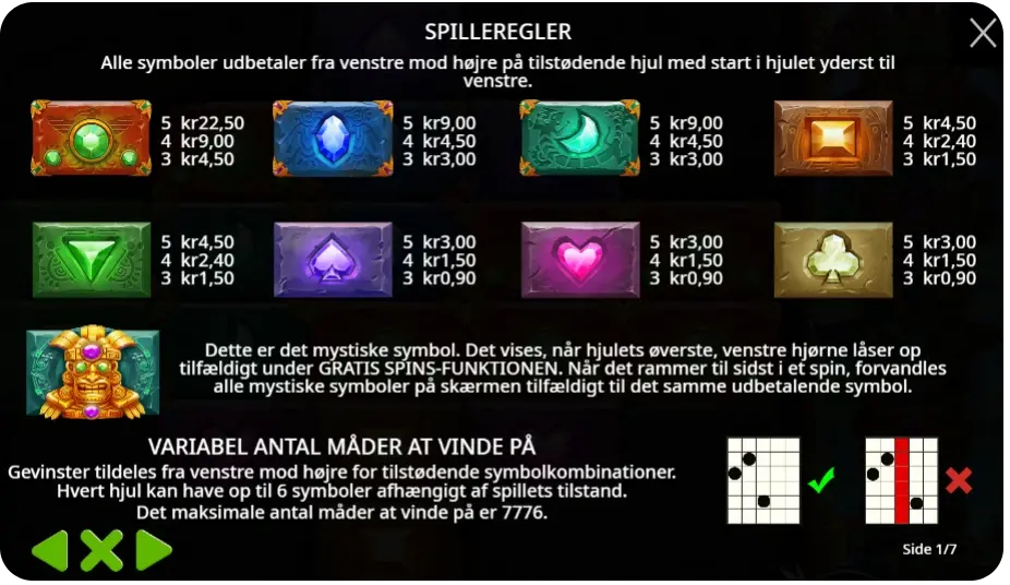 Bonusfunktioner og specialsymboler