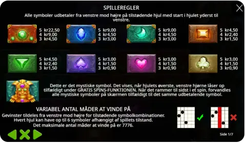 Bonusfunktioner og specialsymboler