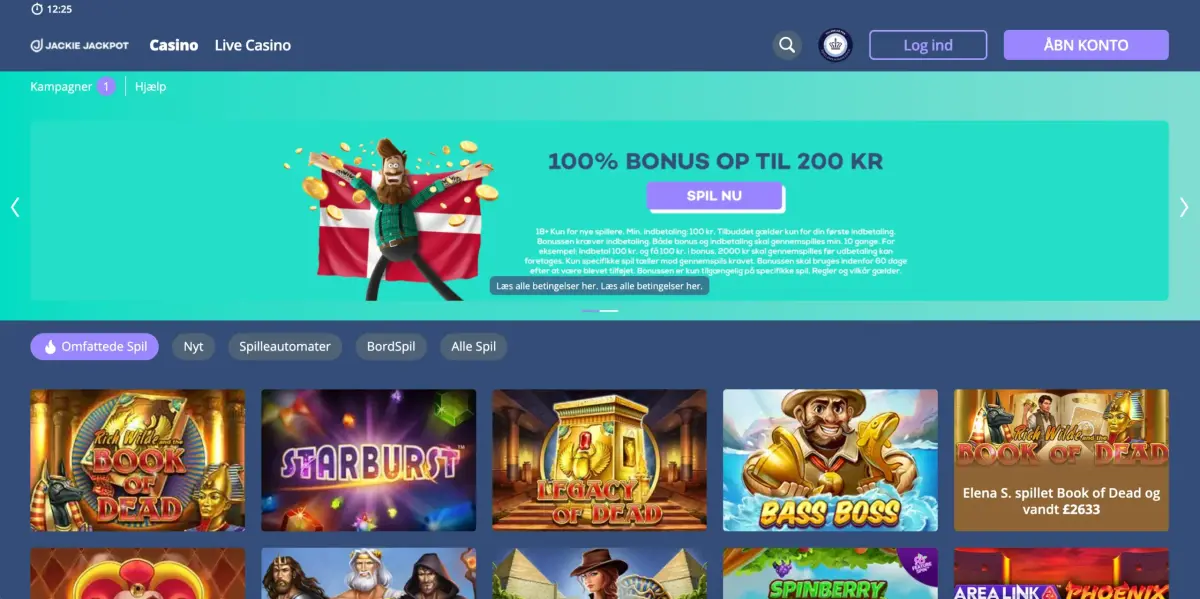 Jackie Jackpot Online Casino