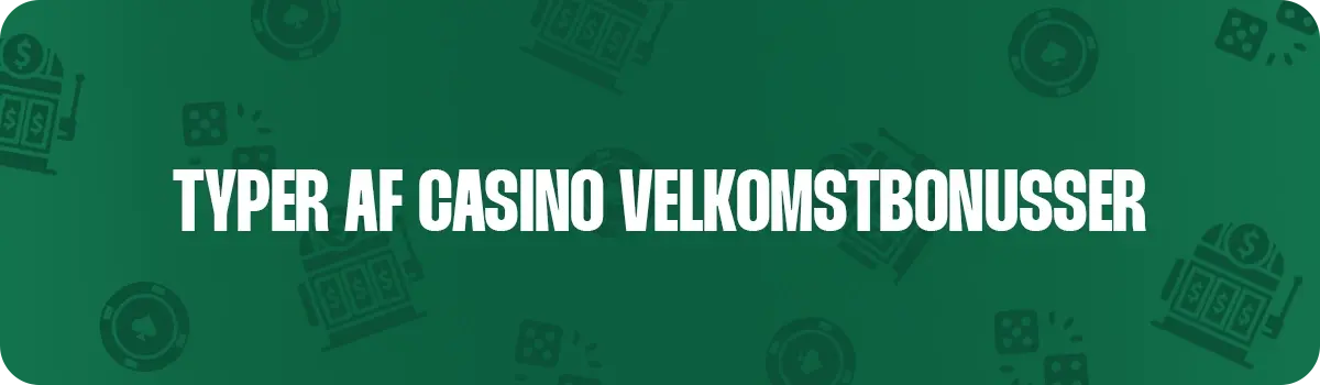 Typer casino indbetalingsvelkomstbonusser