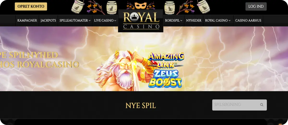 RoyalCasino — Løbende tirsdags casino kampagner med free spins