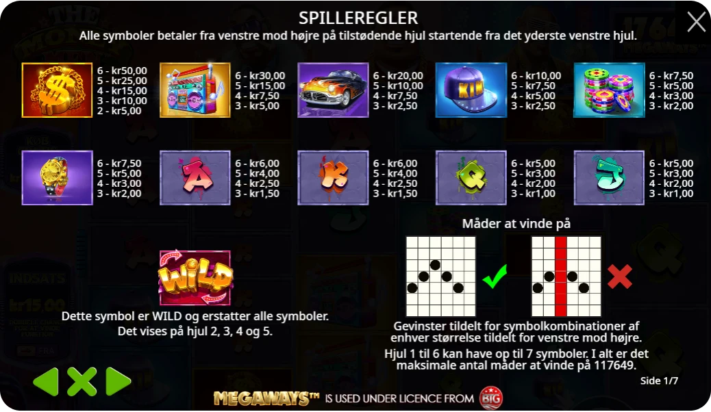 Wilds, bonusfunktioner og free spins