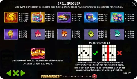 Wilds, bonusfunktioner og free spins