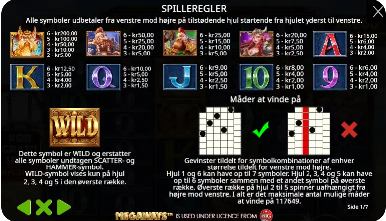 Wilds, bonusfunktioner og free spins i Power of Thor
