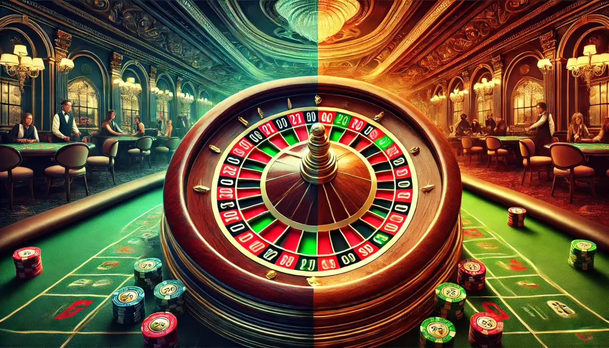 Forskel mellem europæisk og amerikansk roulette