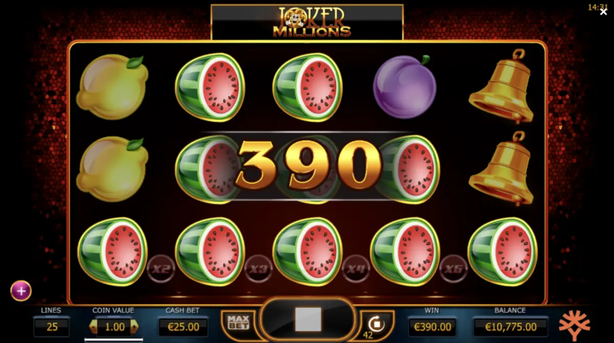Joker Millions Online Spillemaskine Progressiv Jackpot
