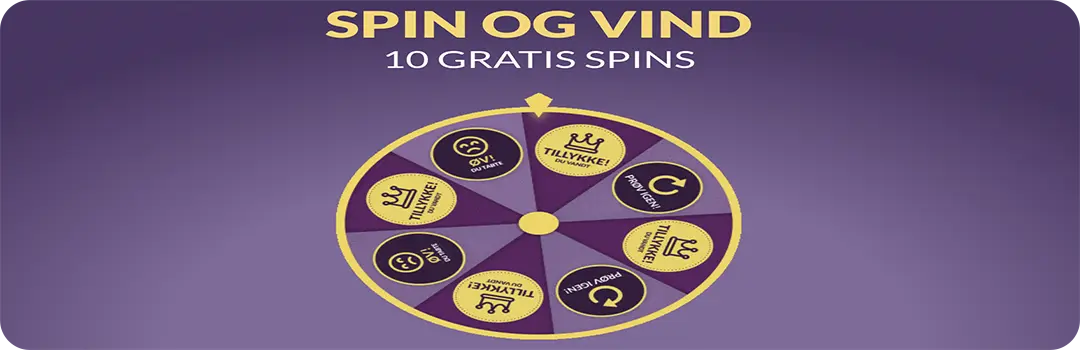 VinderCasino free spins lykkehjul kampagne
