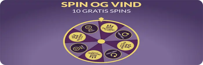 VinderCasino free spins lykkehjul kampagne