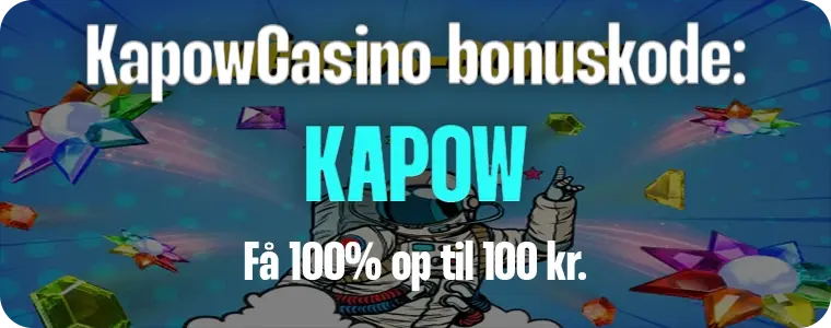 KapowCasino bonuskode: KAPOW