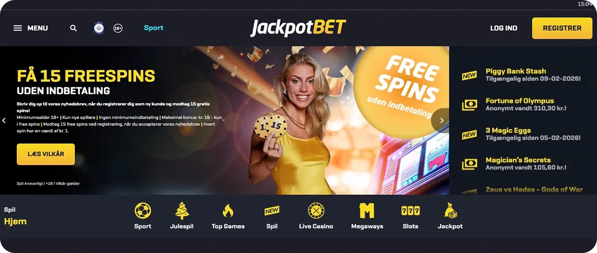JackpotBet - 15 free spins ved gratis oprettelse til Mighty Wild Panther Grand Gold Edition