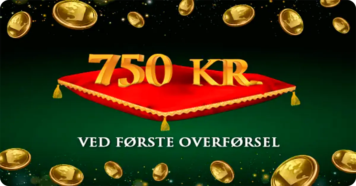 Få 750 kr. i velkomstbonus hos RoyalCasino