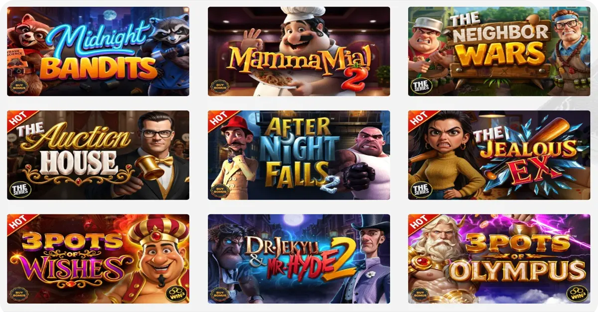 Top 5 Betsoft slots du bør prøve i