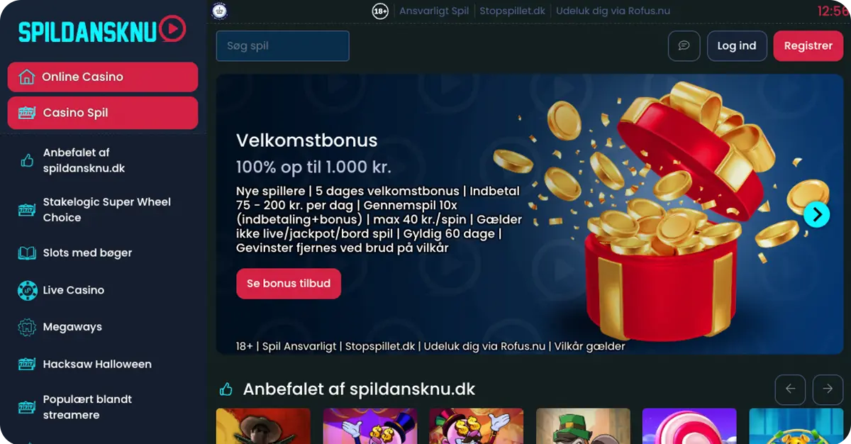 SpilDanskNu – Dansk mobilcasino med enkel struktur
