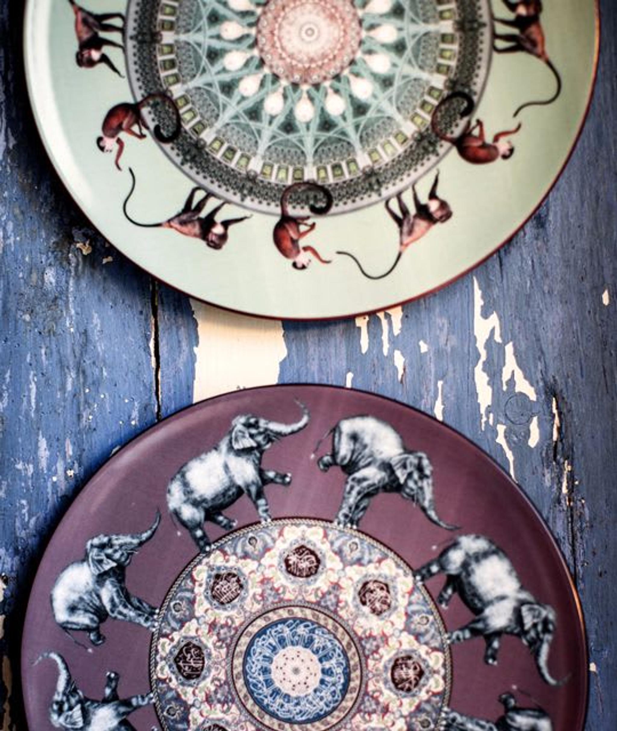 Constantinople Porcelain Plates by Vito Nesta for Les Ottomans.