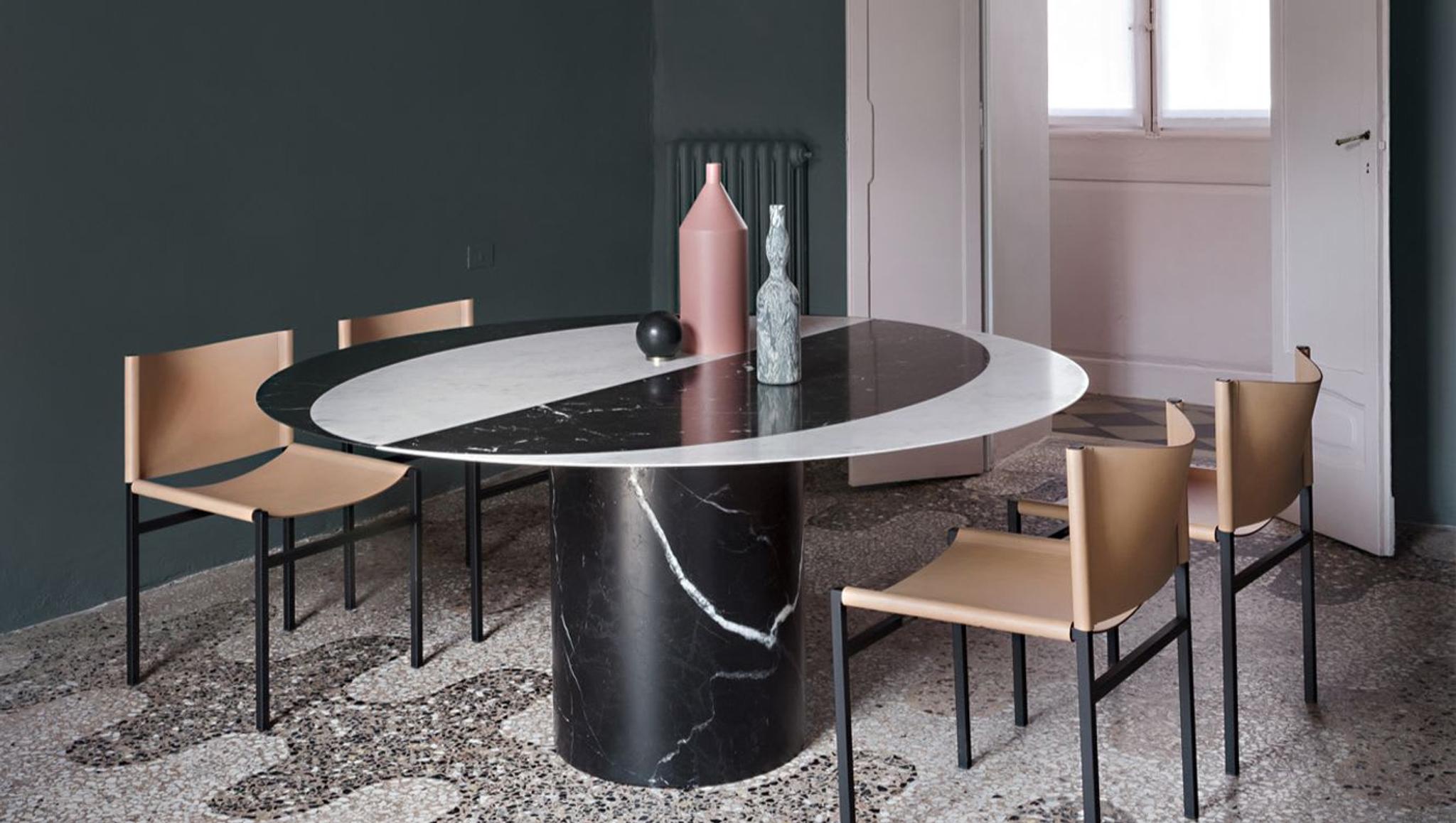 Tables à manger en marbre