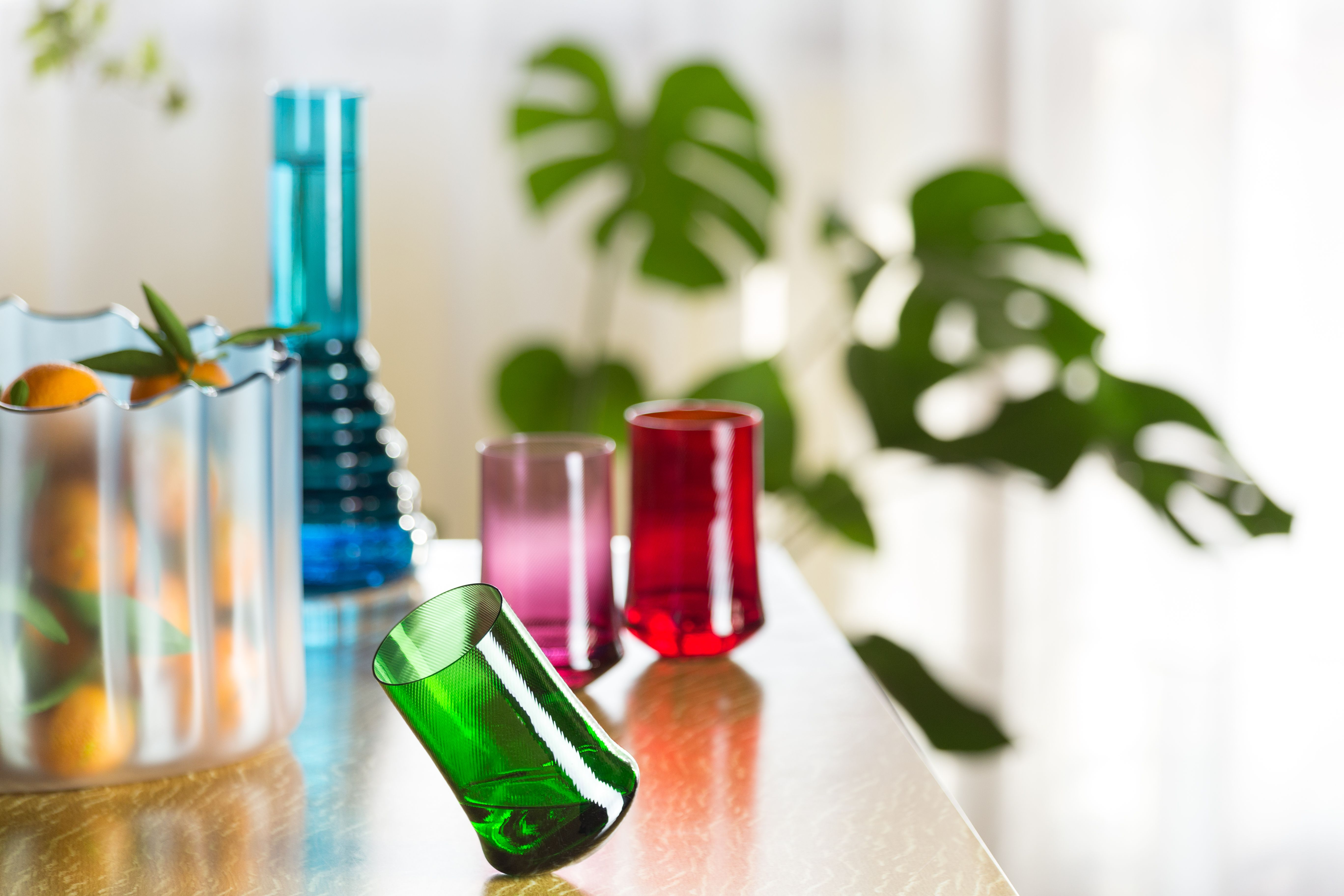 Colorful Drinking Glasses & Tumblers