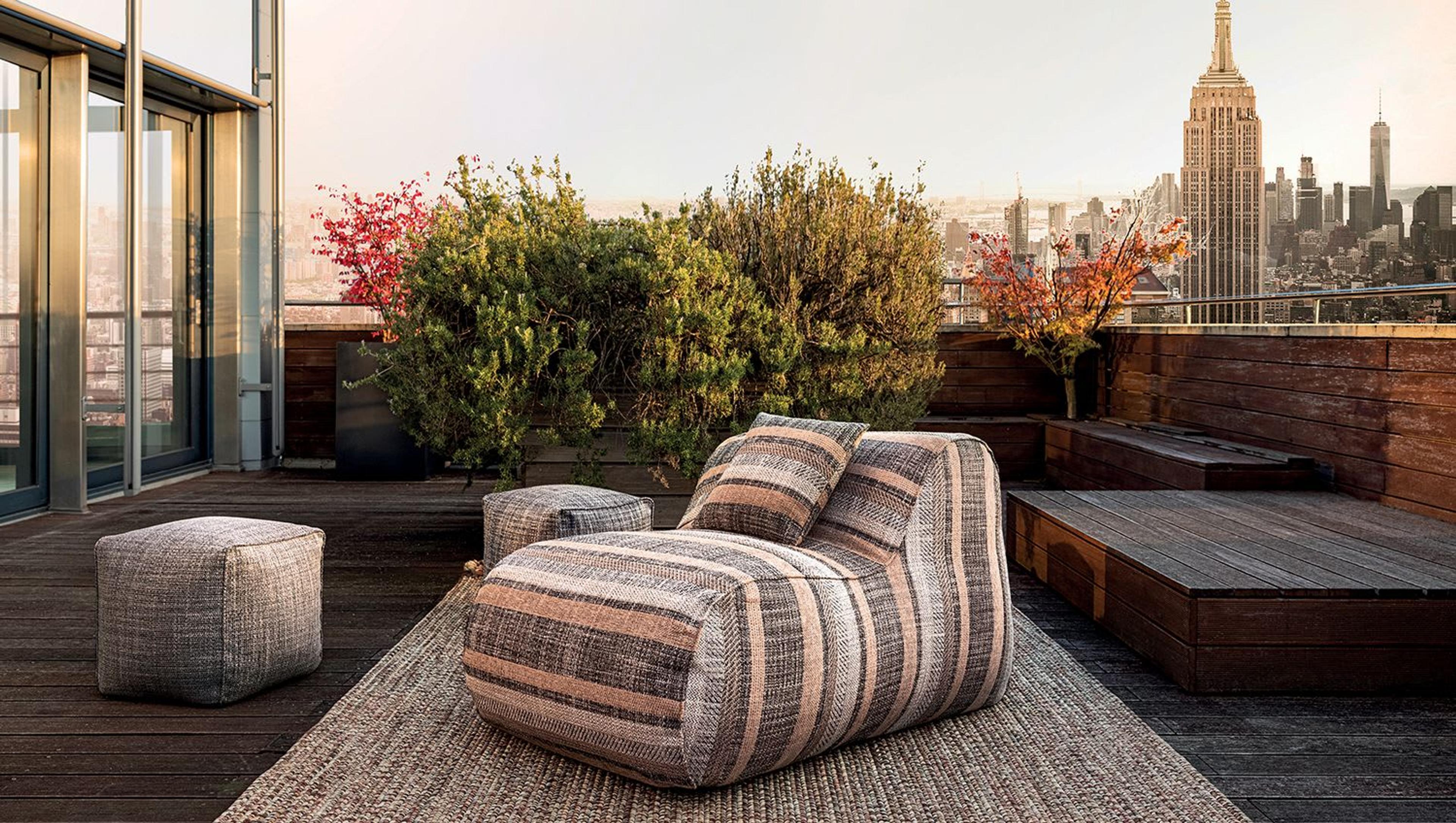 Bodrum Virgola Soft Outdoor Lounger by Missoni Home Collection