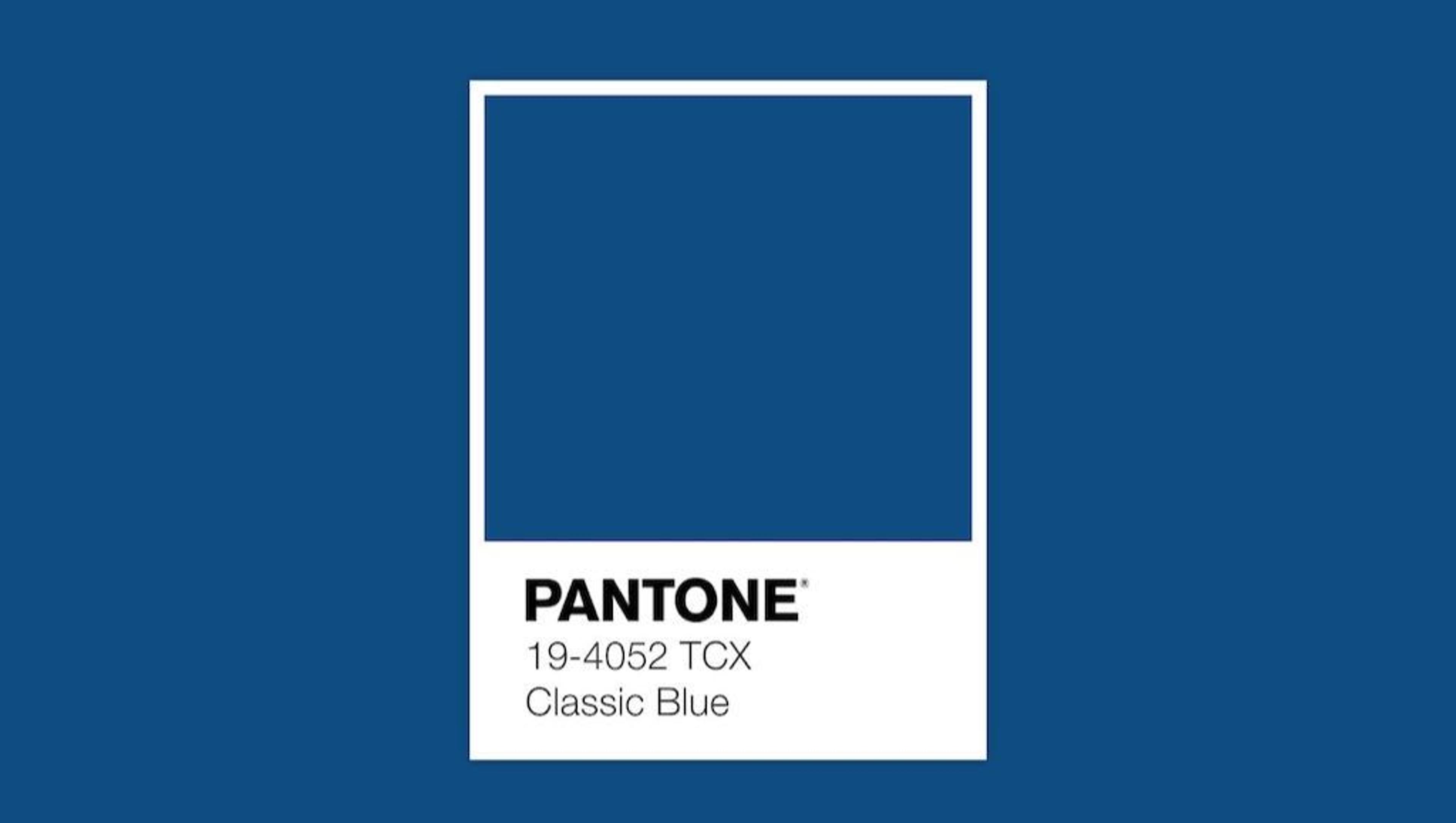 Pantone-Farbe 2020: Classic Blue