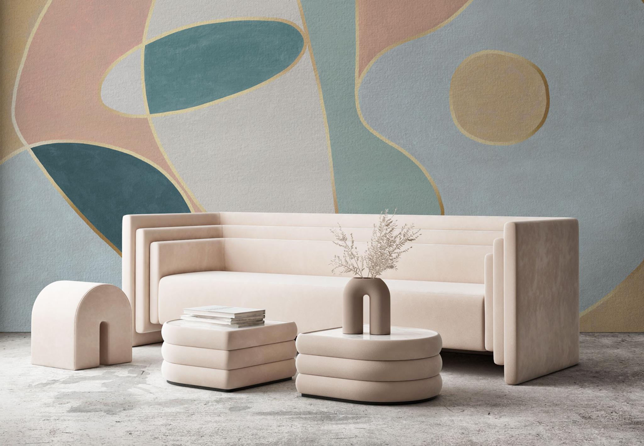 Interiores con Paleta de Colores Pasteles