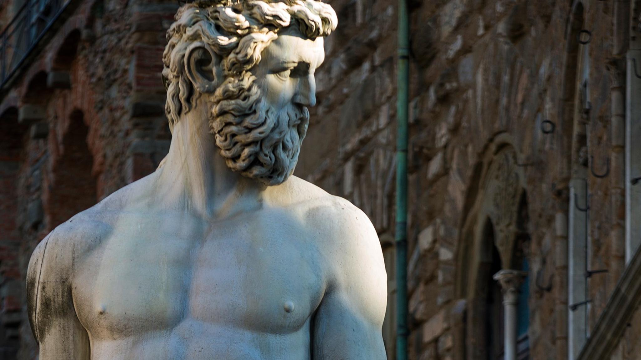 The Fountain of Neptune in Piazza della Signoria