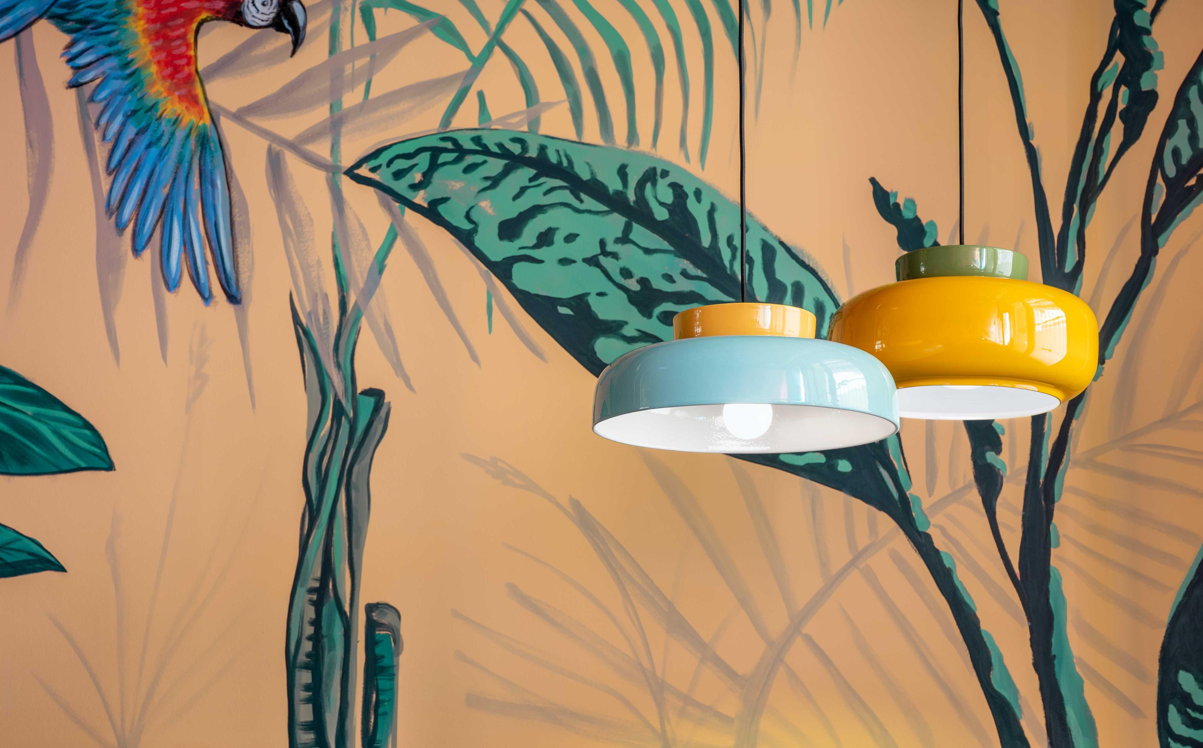 Lámparas Colgantes de Colores