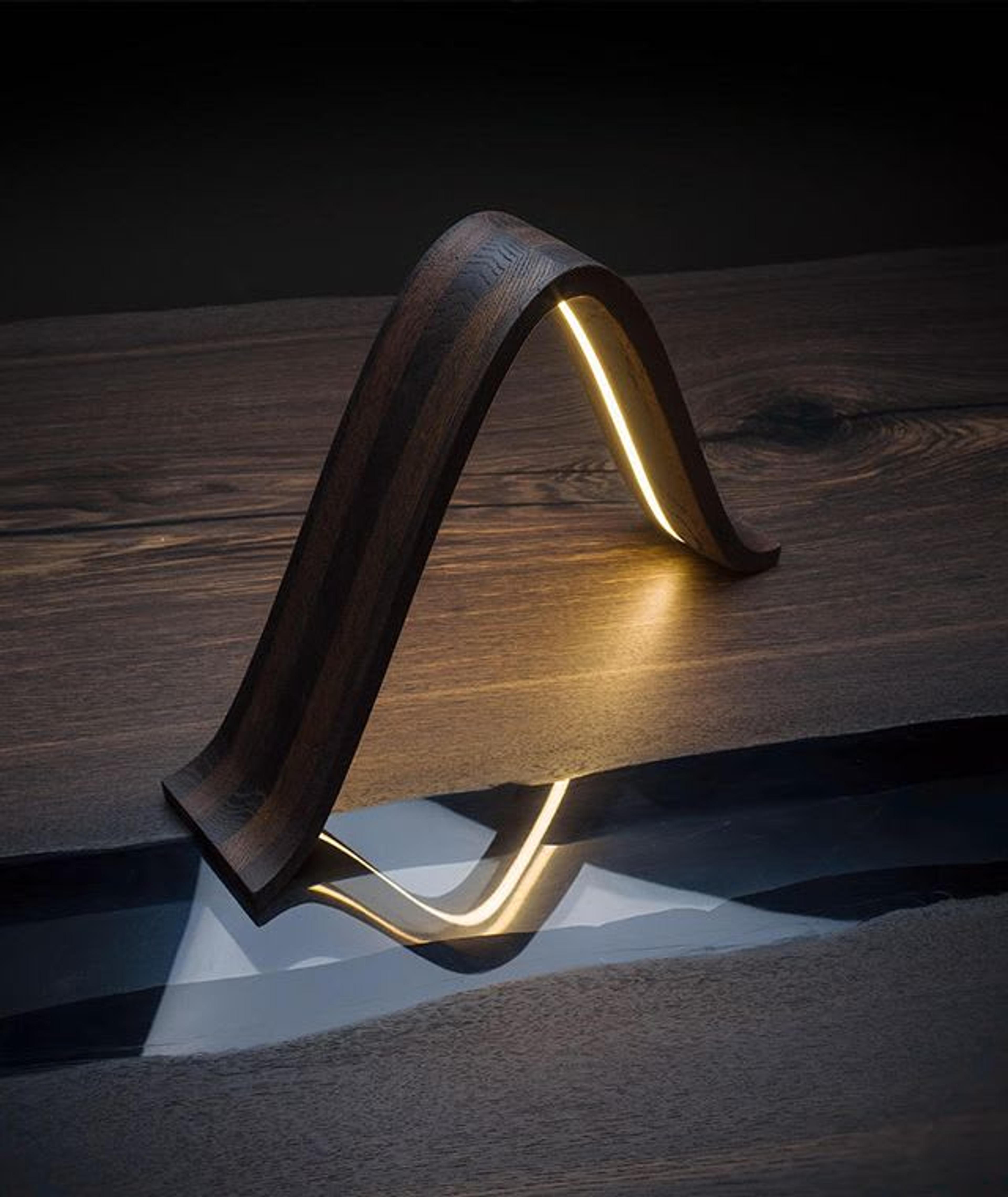 Lambda Black Table Lamp by Teukho