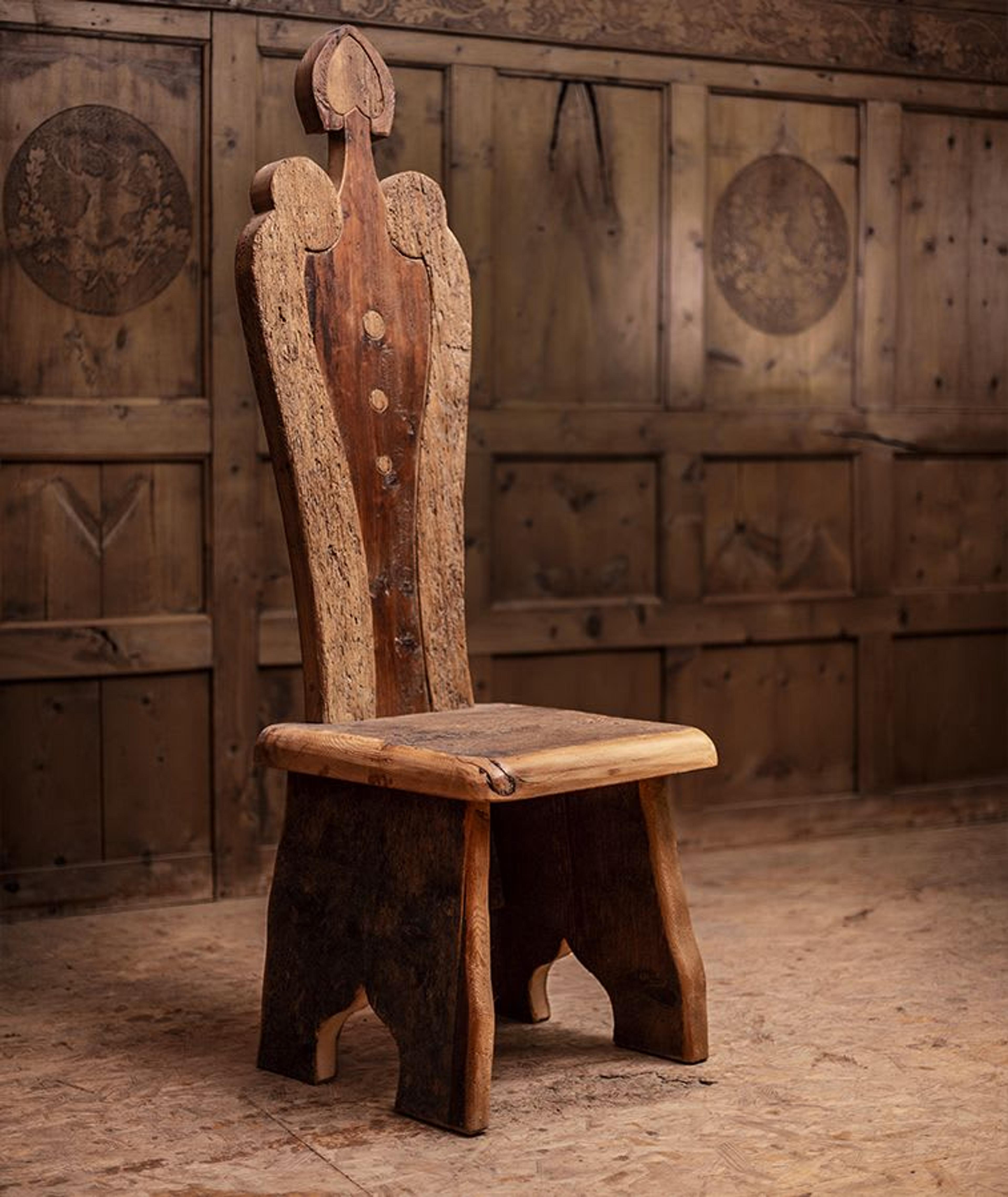 Wooden Chair by Falegnameria Helmut Santifaller
