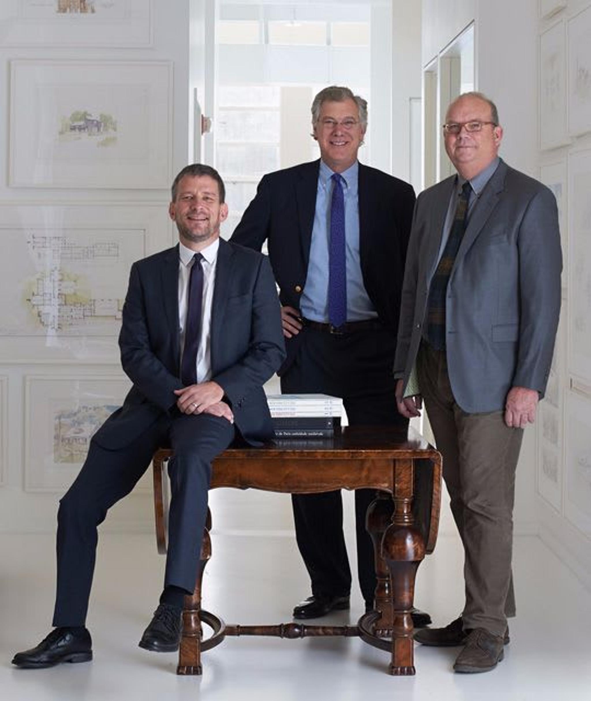 The three founders of the firm: John Ike, Thomas Kligerman and Joel Barkley.